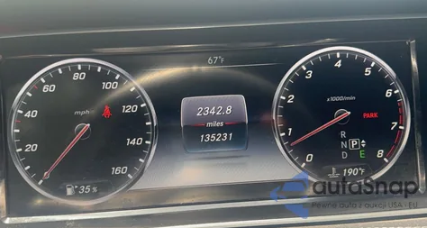 2015 Mercedes-Benz S 550 4Matic из США, поврежденный, VIN WDDUG8FB3FA161374